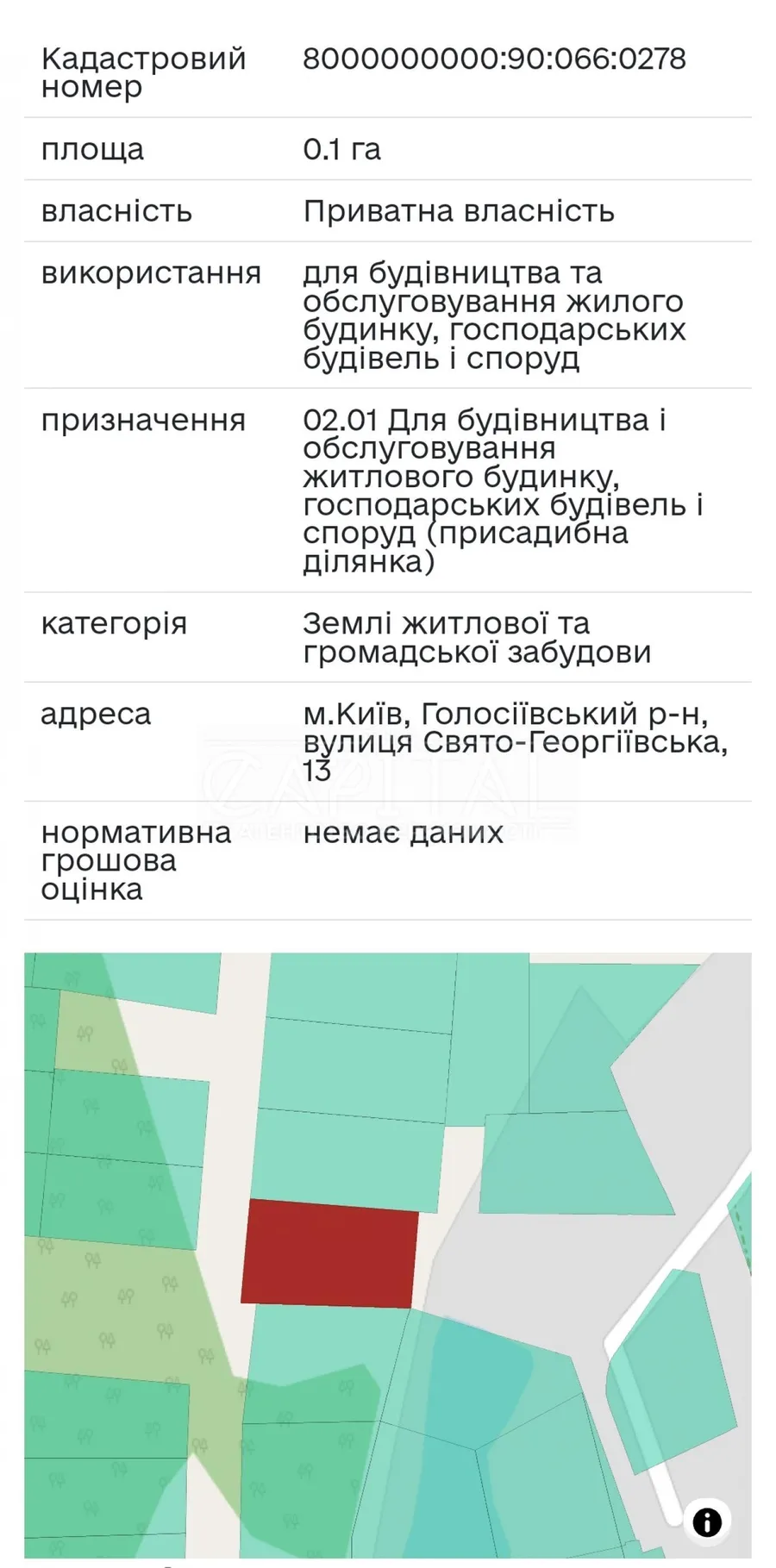 Продажа  участок под жилую застройку Киевская обл., Тараща, Залужный Переулок ул., 